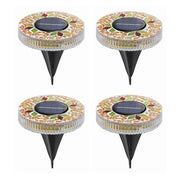 Mosaic Solar Disk Lights