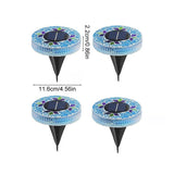 Mosaic Solar Disk Lights