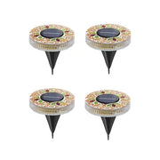 Mosaic Solar Disk Lights