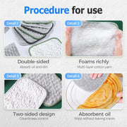 🏆On Sale⚡Double-Sided Non-Scratch Scrubber - Steel Wire Cleaning Cloth for Pots, Pans & Cookware