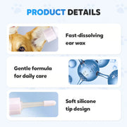 ✨ Pet Ear Cleaner - Gentle Formula with Soothing Aloe for Dogs & Cats, Prevents Infections & Odor 🌿👂