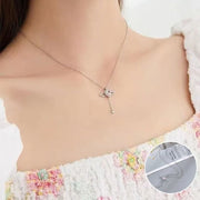 Pink Angel Wings Necklace