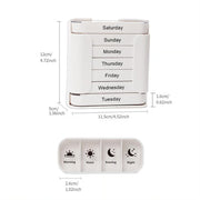 💊 Stay on Track - ✨7-Day Medication Organizer - For Effortless Health Management! 📅