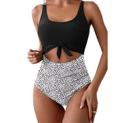 👙Women's One Piece Swimsuit Tummy Control Slimming Bathing Suit Cutout Tie Knot Swimwear